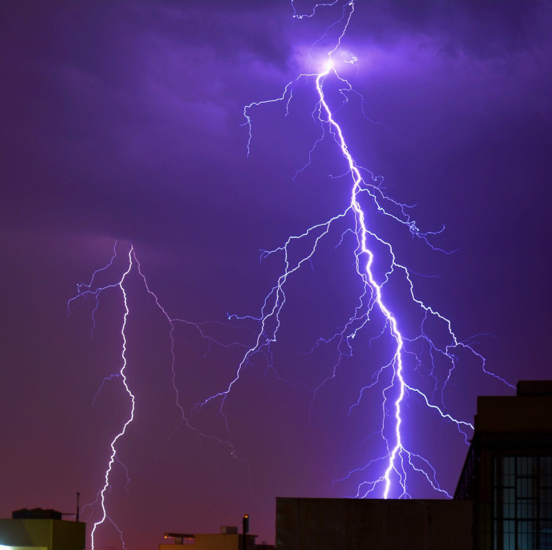 lightning storm